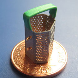 Hexagonal Cheese Grater....Green Handle